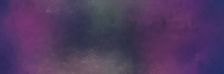 vintage abstract painted background with old mauve, very dark magenta and dim gray colors and space for text or image. can be used as horizontal header or banner orientation