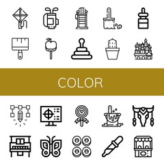 color icon set