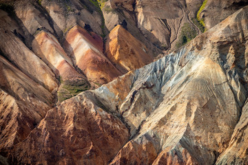 Volcanic mountains of Landmannalaugar in Fjallabak Nature Reserve. Iceland