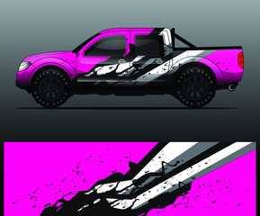 truck decal graphic wrap vector, abstract background