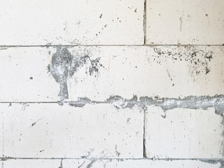 Dirty concrete block wall background made for decorate coffee shop