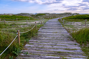 Entrada a la playa.