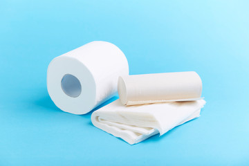 A roll of toilet paper