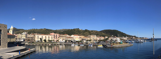 Acciaroli village, from Cilento Coast, Italy