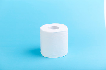 A roll of toilet paper