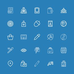 Editable 25 eps icons for web and mobile