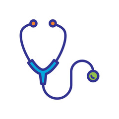 stethoscope icon design vector template