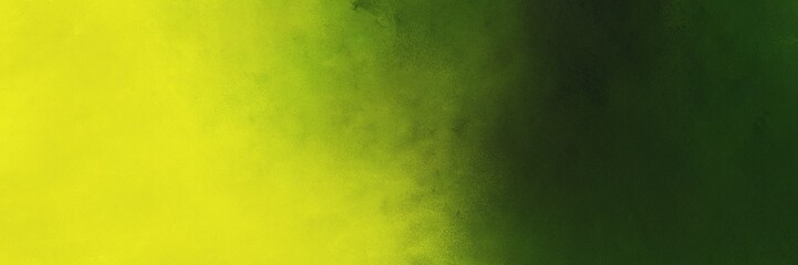 abstract painting background texture with gold, very dark green and yellow green colors and space for text or image. can be used as horizontal background texture