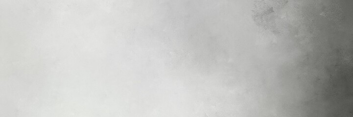 light gray, dim gray and dark gray colored vintage abstract painted background with space for text or image. can be used as horizontal header or banner orientation