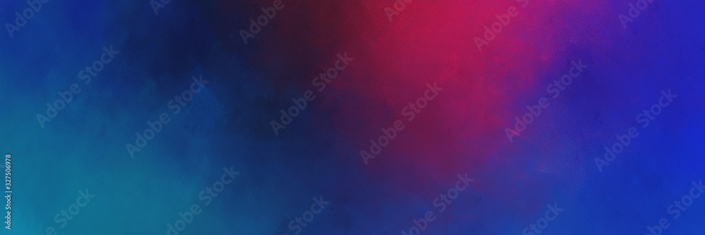Wall mural abstract painting background graphic with midnight blue and dark slate blue colors and space for tex