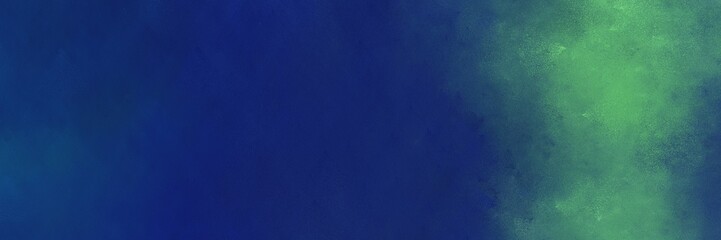 vintage abstract painted background with midnight blue, medium sea green and teal blue colors and space for text or image. can be used as header or banner