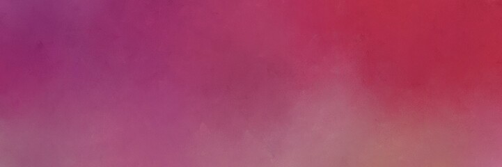 moderate pink, antique fuchsia and dark moderate pink colored vintage abstract painted background with space for text or image. can be used as horizontal background texture