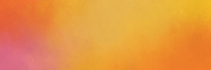 golden rod, pastel orange and pale violet red color background with space for text or image. vintage texture, distressed old textured painted design. can be used as header or banner