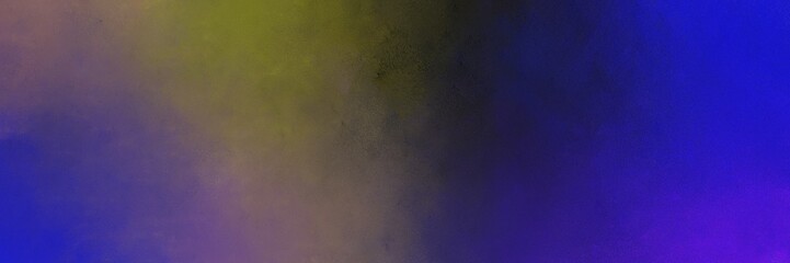 dark slate blue, very dark violet and medium blue color background with space for text or image. vintage texture, distressed old textured painted design. can be used as header or banner