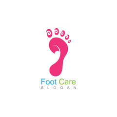Foot Care Logo Template Design Vector, Emblem, Concept Design, Creative Symbol, Icon