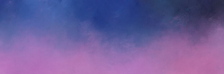 abstract painting background texture with dark slate blue, pastel purple and light slate gray colors and space for text or image. can be used as horizontal header or banner orientation