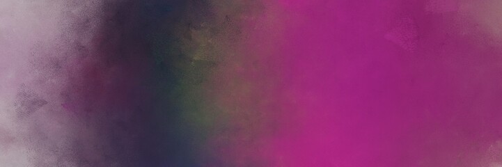 vintage abstract painted background with dark moderate pink, very dark violet and rosy brown colors and space for text or image. can be used as horizontal background graphic