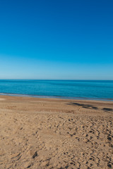 Benicassim beach a clear summer day, Castellon