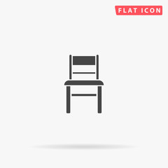 Chair flat vector icon
