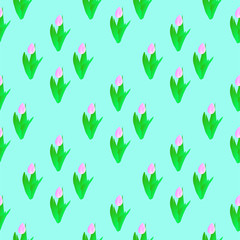 seamless pattern with flowers