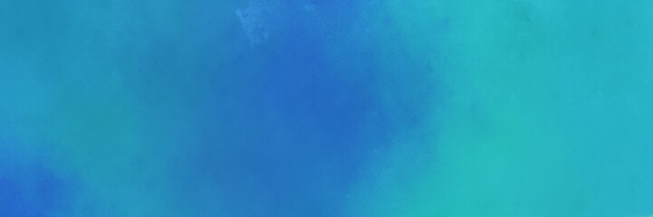 vintage texture, distressed old textured painted design with light sea green and steel blue colors. background with space for text or image. can be used as horizontal background texture