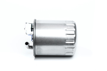 Oil , air , fuel filter for car on white background or isolated - Image