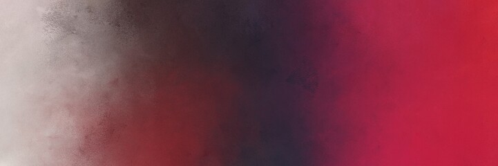 dark moderate pink, very dark violet and silver colored vintage abstract painted background with space for text or image. can be used as horizontal background texture