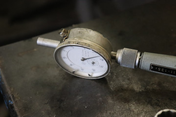 Old Workshop Tools - Pressure Gauge