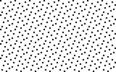 Pixels seamless pattern Black and white pixelated background Grainy noise effect 8 bit retro style Vector backdrop for game, web, fabric