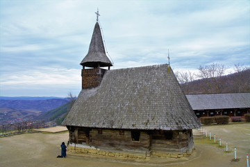 Fototapeta na wymiar Nicula Monastery from Cluj County