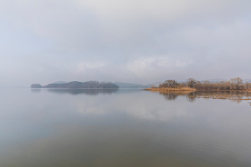 Gyeonggi-do Yangpyeong Misty Dumulde Dawn Scenery