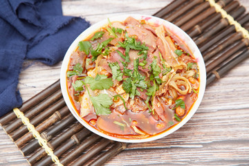 Delicious Sichuan food husband and wife lung slices