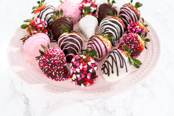 Chocolate dipped strawberries