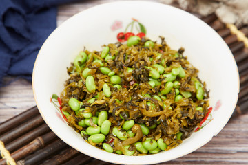 Delicious pickled green bean