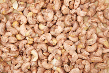 Delicious fried cashew nuts