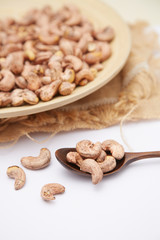 Delicious fried cashew nuts