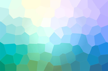 Fototapeta na wymiar Abstract illustration of blue, green, yellow Big Hexagon background