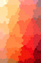 Abstract illustration of orange Little Hexagon background