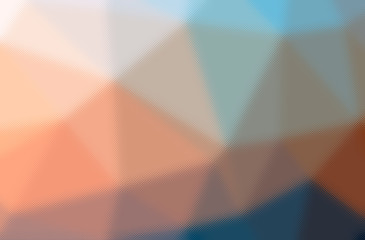 Obraz premium Abstract illustration of orange through the tiny glass background