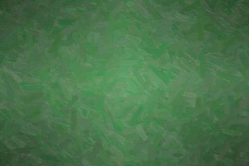 Abstract illustration of Dark Jungle Green Oil paint with large brush strokes background, digitally generated.