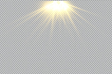 Vector illustration of abstract flare light rays. A set of stars, light and radiance, rays and brightness. Glow light effect. Vector illustration. 