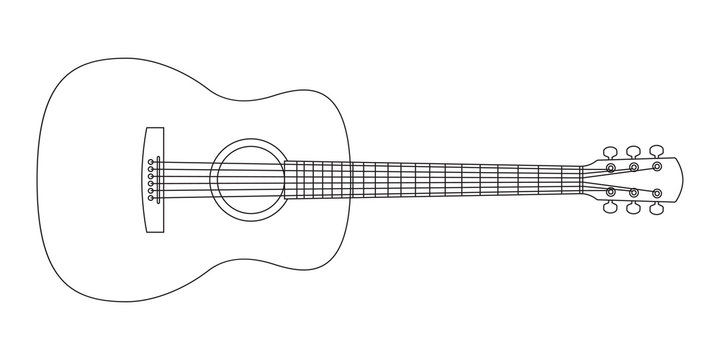 Classical guitar illustration, Acoustic guitar Musical Instruments Drawing,  avoid picking silhouettes, guitarist, guitar Accessory png | PNGEgg