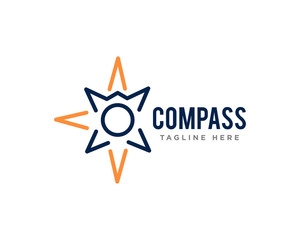 Compass Logo Icon Design Vector