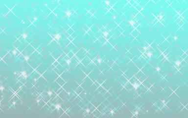 Abstract background in delicate blue-gray tones with shining stars.