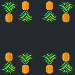 seamless pineapple fresh fruit juicy vitamin