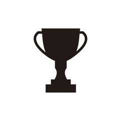 Trophy Icon Vector Illustration Logo Template