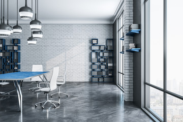 Contemporary meeting office room