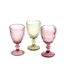 colored glass isolated 