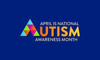 Vector illustration on the theme of National Autism awareness month of April.