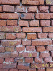 Dramatic brick wall background texture